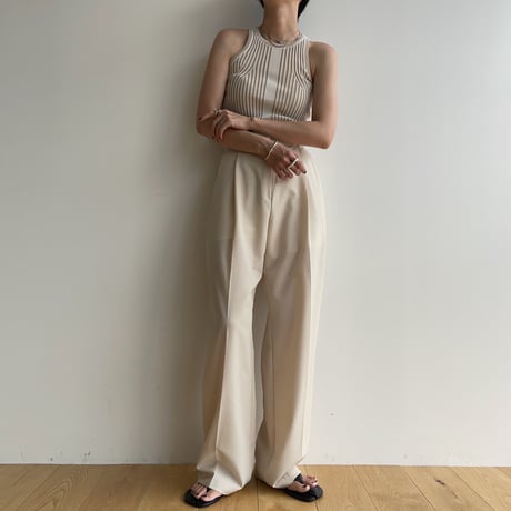 《予約販売》tuck summer pants/2colors_np0865
