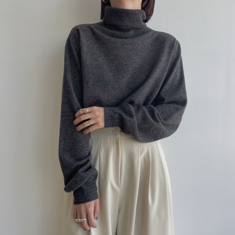【nokcha original】quality high neck knit/5colors_nt1819