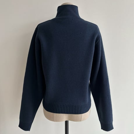 《予約販売》zip up simply knit/2colors_nt1928