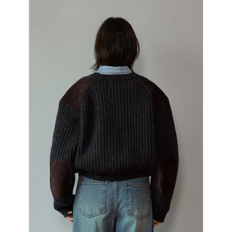 【 5th RESTOCK IVORY 2月3日順次発送】- AUTHENTIC series - vintage like accent knit/3olors_an0048