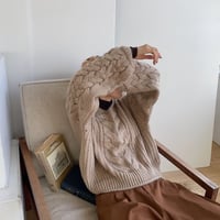 《予約販売》detail cable knit/2colors_nt0783