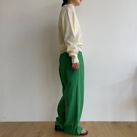 《予約販売》quality tuck linen pants/3colors_np0794