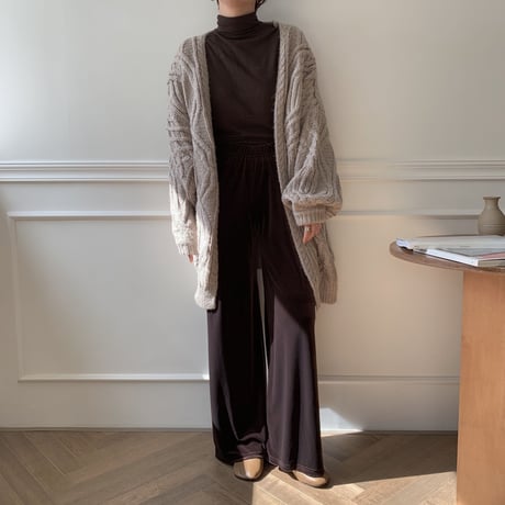 ✳︎予約販売✳︎velvet long pants/2 colors pants_np0068