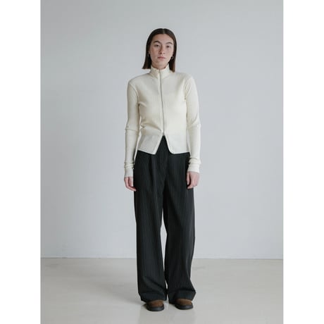 《予約販売》roll up stripe wide pants/2colors_np1200