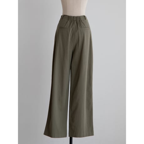 《予約販売》summer tuck twill pants/2colors_np0999