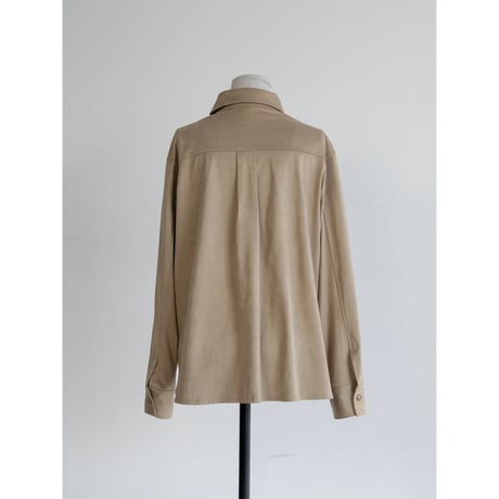 《予約販売》suède like shirt_nb0352