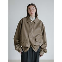 《予約販売》mood leather like jacket/2colors_no0508