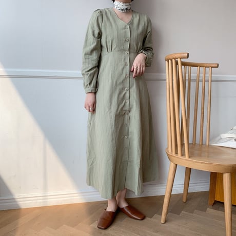 【NOKCHA  original】2way detail long ops/khaki