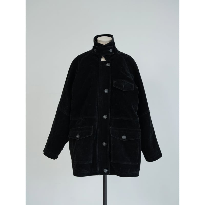 NOKCHA quilting liner real suède jacket 予約販売》quilting linner suède middle jacket/2colo