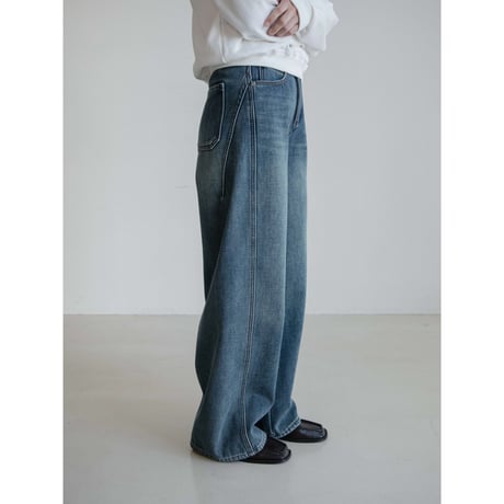 《予約販売》belt set warm twill pants/2colors_np1201