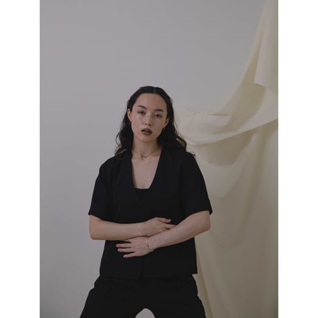- AUTHENTIC series - material no collar jacket/2colors_an0010
