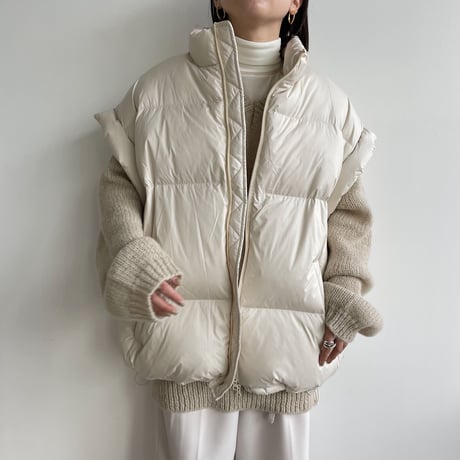 《予約販売》duck down vest/2colors_nt1228