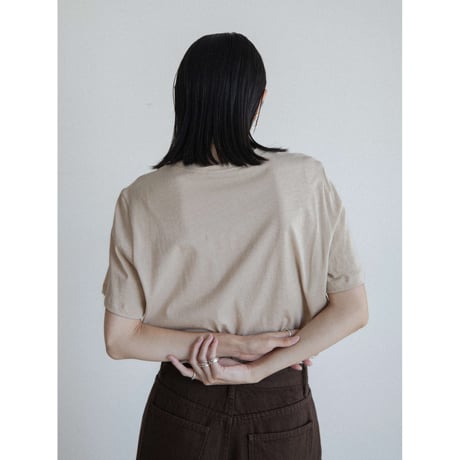 《予約販売》vintage like minimal tee/2colors_nt2371