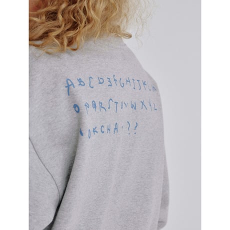 【NOKCHA × MOMO】alphabet sweat pullover/2colors_nt2488