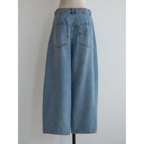 《予約販売》waist accent cocoon jeans_nj0116