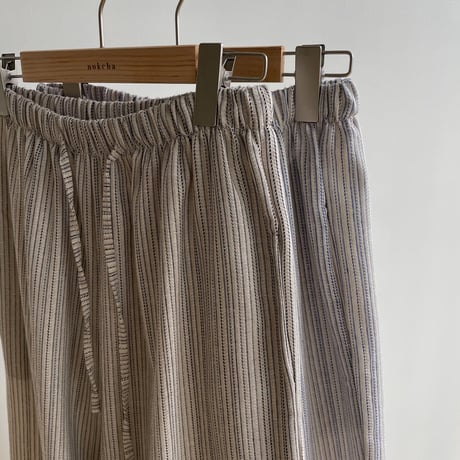 《予約販売》stripe linen pants/2colors_np0835