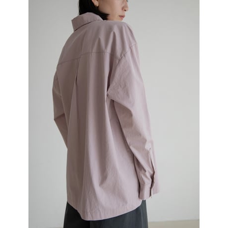《予約販売》mannish over cotton shirt/2colors_nb0287