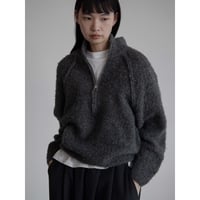 《予約販売》zip up soft knit pullover/2colors_nt2194