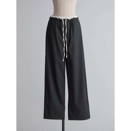 《予約販売》docking accent stripe pants/2colors_np1214