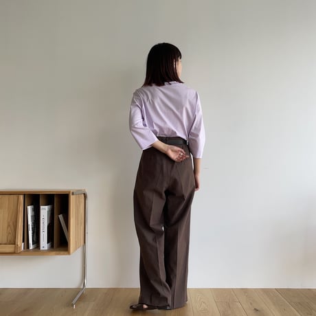 《予約販売》natural linen long pants/2colors_np0585