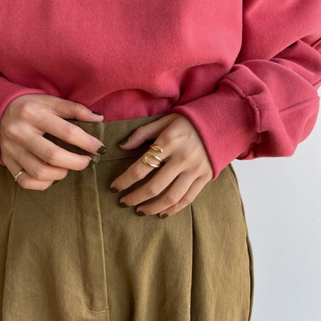 《予約販売》ennui loop ring/2colors_na0473