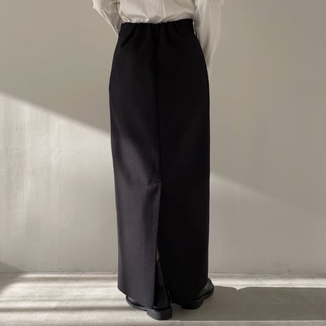 《予約販売》material warm long skirt/2colors_ns0087