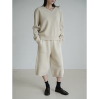 《予約販売》mannish knit setup/2colors_nt2435