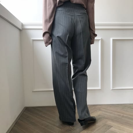 ストライプロングスラックス/2colors