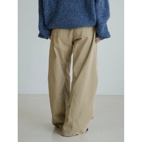 《予約販売》warm oval mannish pants/2colors_np1182