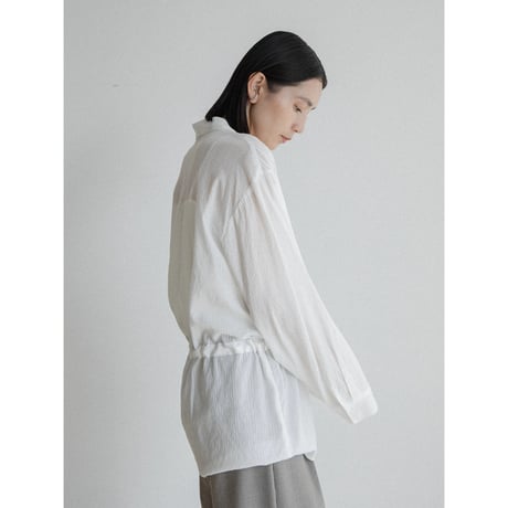 《予約販売》string sheer shirt/2colors_nb0304