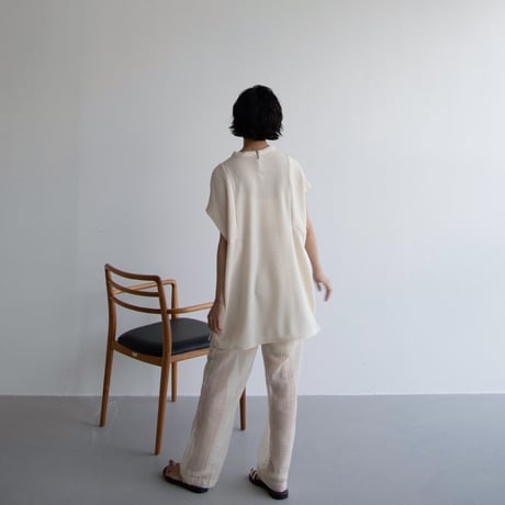 【nokcha original】2way material tops_nt1354