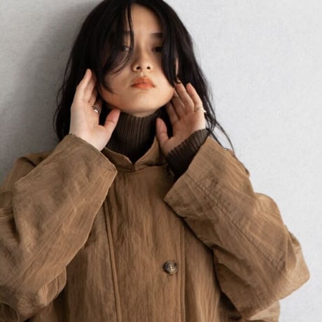 【nokcha original】washer quilting trench coat/beige_no0121