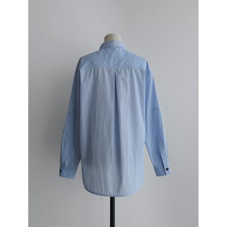 - AUTHENTIC series - button down mannish stripe shirt/2colors_an0021