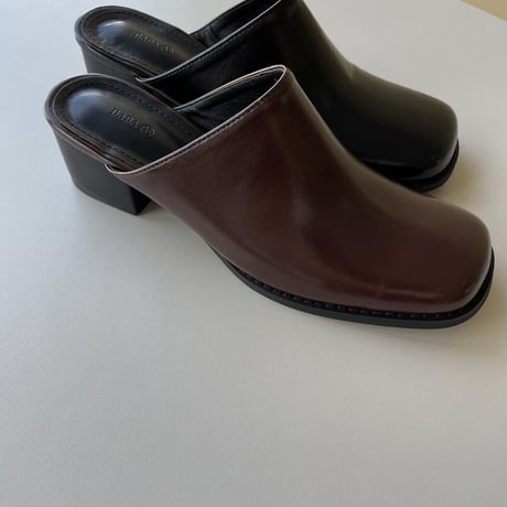 《予約販売》round mule/2colors_na0449