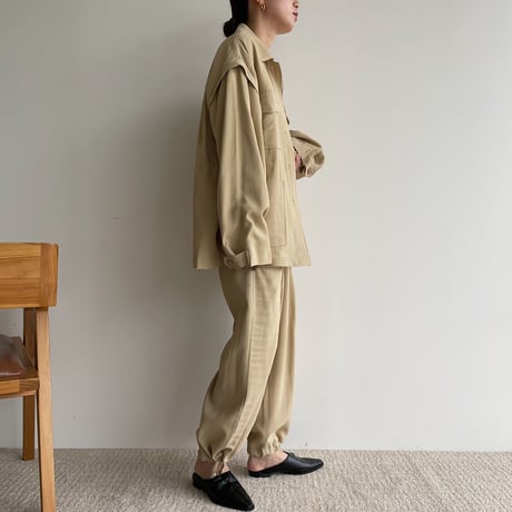 【nokcha original】2way pocket pants/beige_np0665