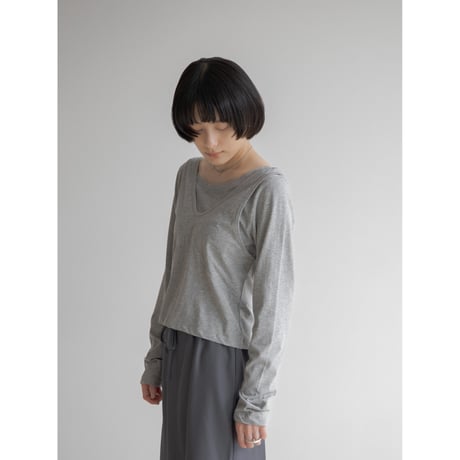 《予約販売》unique layered tops/2colors_nt2018