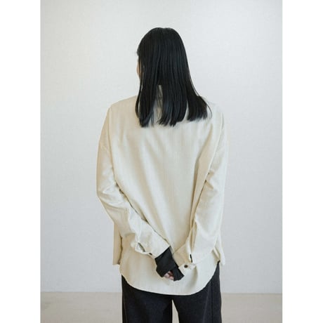 《予約販売》soft stripe shirt/2colors_nb0354