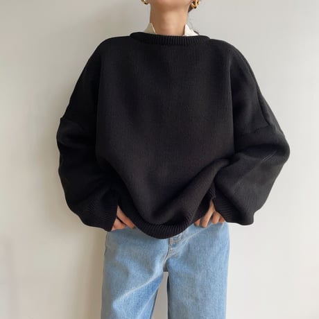 《予約販売》2way over knit cardigan/2colors_nt1464