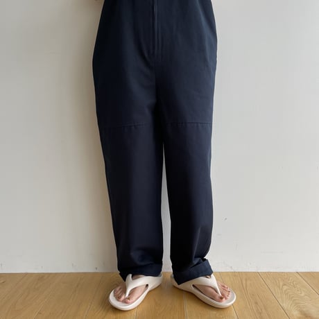 【nokcha original】material over all/navy_np0831