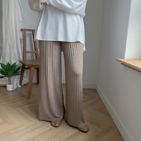 ✳︎予約販売✳︎material lib knit pants/2colors_np0055