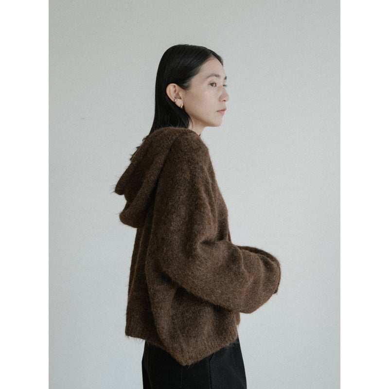 予約販売》over knit hoodie/2colors_nt2432 | NOKCHA