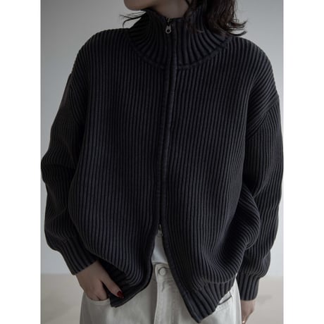 《予約販売》vintage like pigment knit cardigan/2colors_no0392
