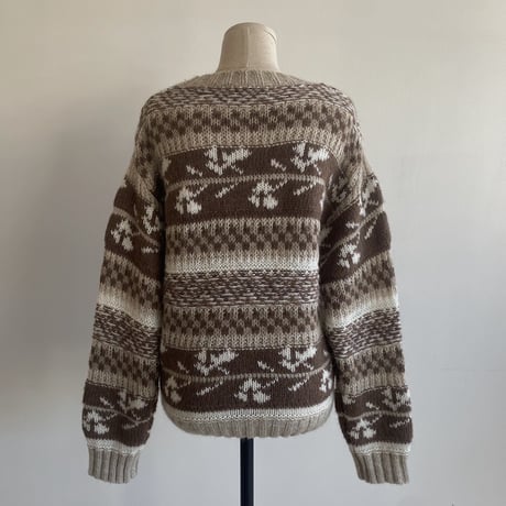 《予約販売》nordic rich knit/2colors_nt1515