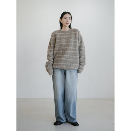 《予約販売》border knit pullover/2colors(unisex)_nt2473