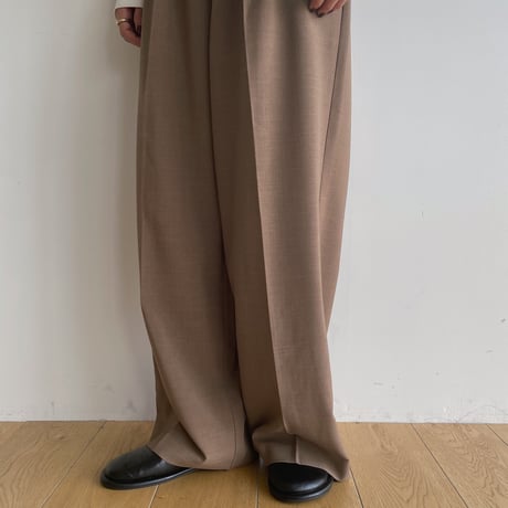 《予約販売》two tuck nuance pants/2colors_np0911