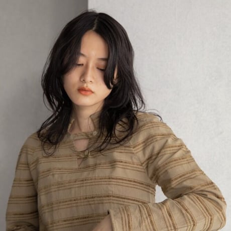 【nokcha original】jacquard lady dress/beige_nd0117