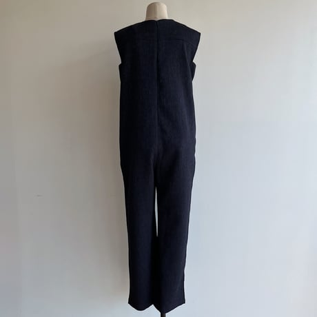 【nokcha original】jacquard all-in-one/navy_np0640
