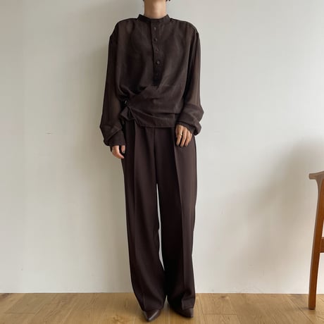 《予約販売》sheer marble blouse/2colors_nb0088