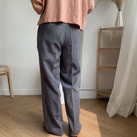 《予約販売》straight long pants/2colors_np0057