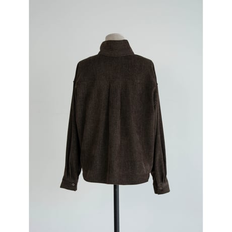 《予約販売》2way velours shirt/2colors_nb0345